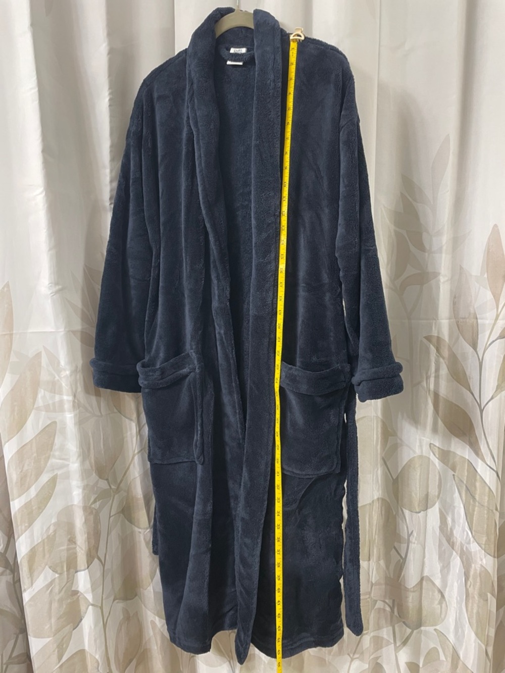 Plush Robe Deep Navy - Picture 3 of 4